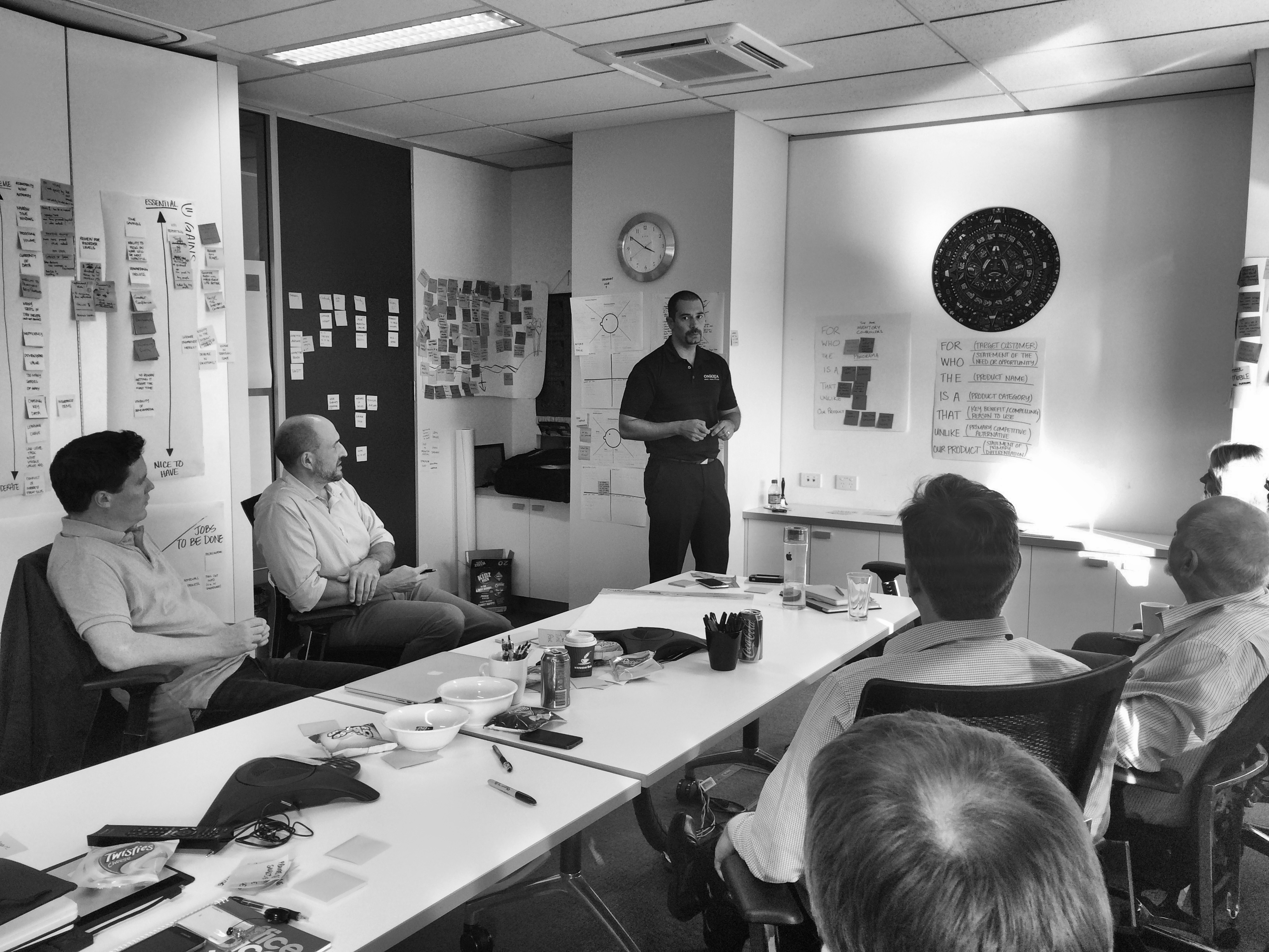 Carlos leading a product inception workshop